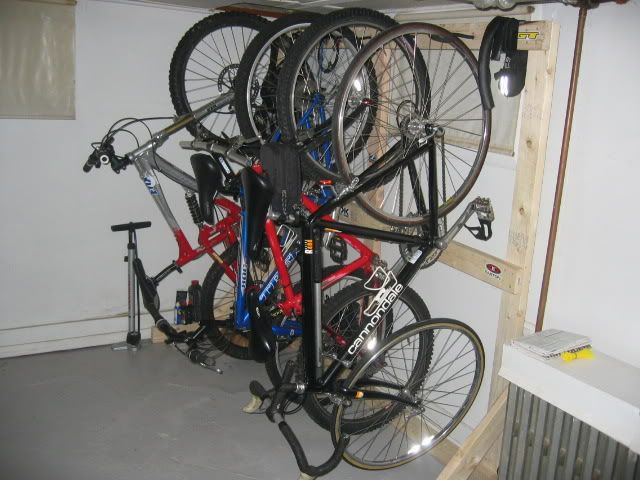 rack for bike to make stationary